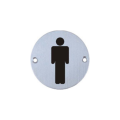 Customized Stainless Steel Toilet Sign