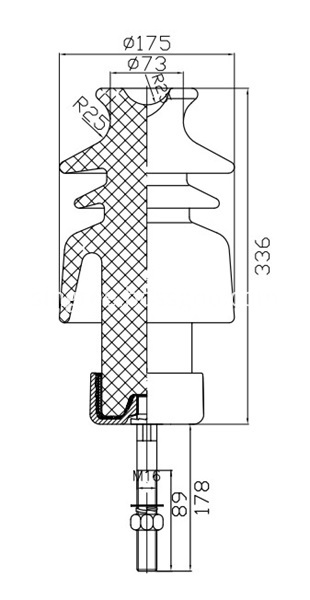 PIN POST  INSULATOR 11006