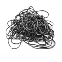 Eco-Friendly Transparent Rubber Bands, 50mm Diameter, Natural Rubber Household Elastic Bands