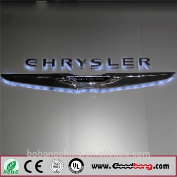 Backlit led 3d car singage/logo/sign