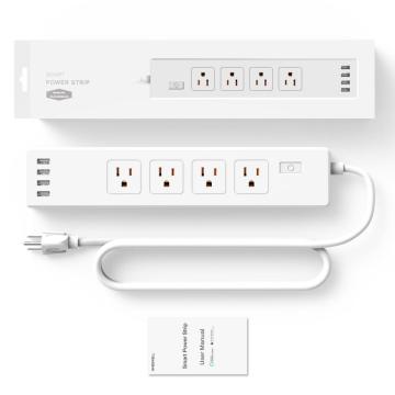 Power Strip Extension Cord Outlets with Charging Ports