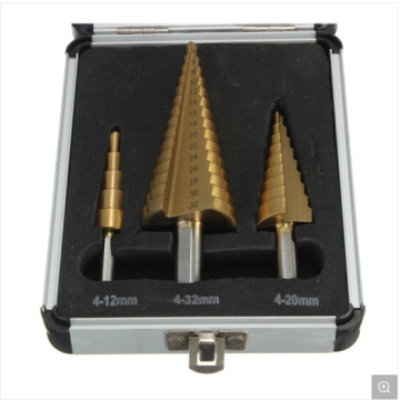 Hss Cobalt Spiral metric Titanium Step Drill set