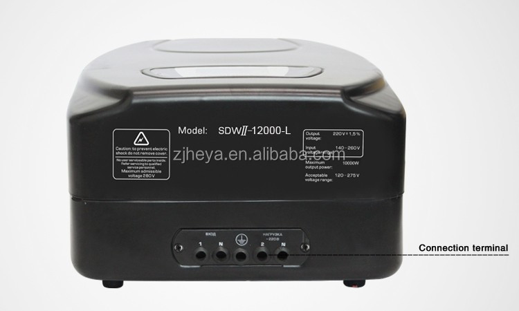 12KVA 10000W relay or servo LCD 220V AC Automatic Voltage Regulator/Stabilizer/AVR