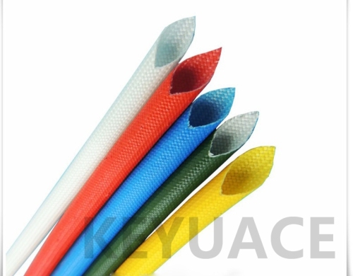 Silicone Coated Fiberglass Braid Sleeve for Cable Insulation