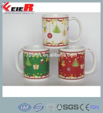 porcelain mug, decal ceramic mug , 7102 christmas mug
