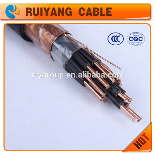 control cable kvvp2 450/750v copper conductor pvc insulated and sheathed control cable with copper tape screen