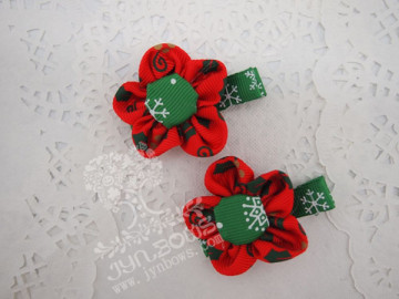 Cute Christmas Grosgrain Ribbon Hair Bows,Christmas Decorative Bows