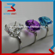 Serviette Holder Rings Table Decorations nakin ring diamond glass