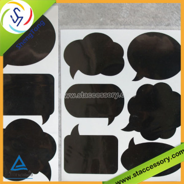 chalkboard vinyl removable sensitive vinyl number plate stickers
