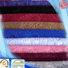 New popular 100% polyester knit velour 3D embossing fabric for cushion