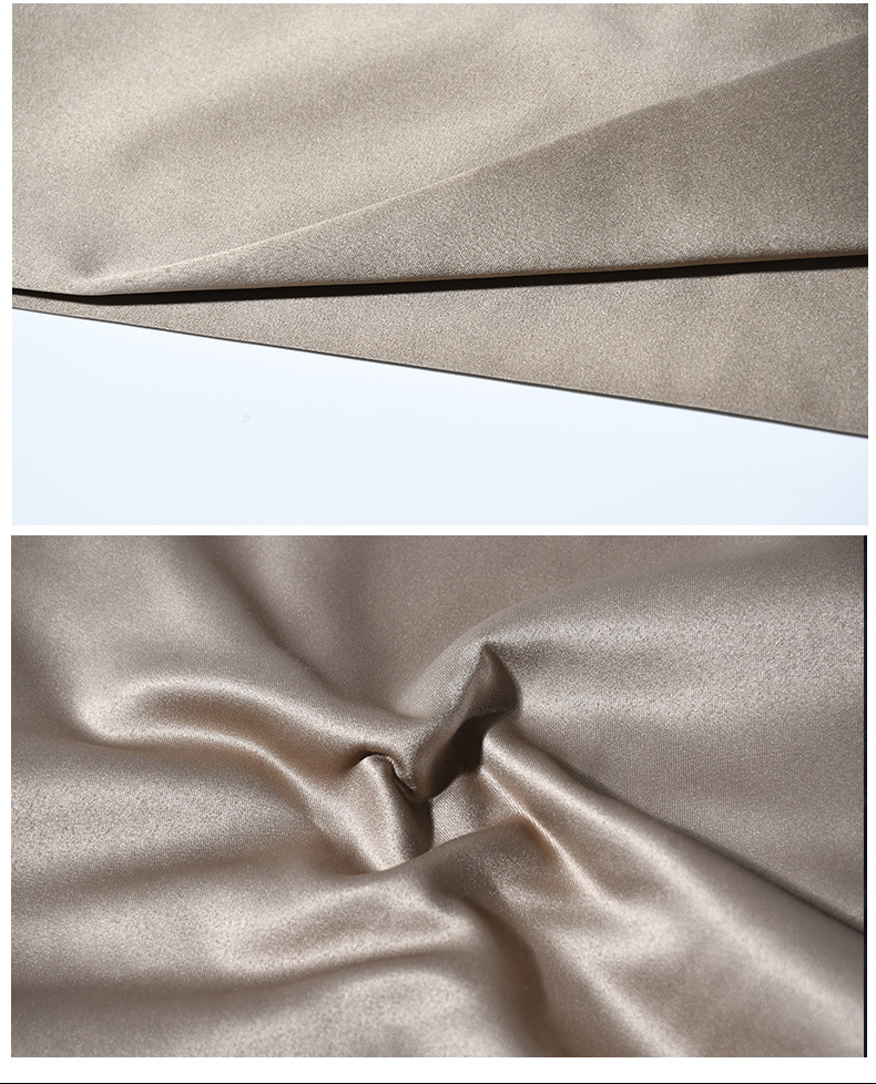 WuJiang false twist polyester crepe stretch satin twill fabric