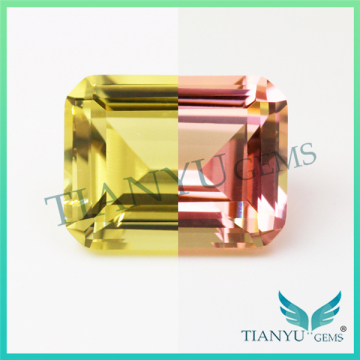 Gemstone Processing #204 Emerald Cut Nano Sital Gem Stones Wholesale price