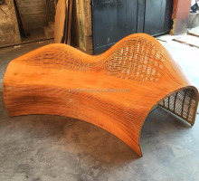 Antique Chaise Lounge Furniture: Beach Chair Sunbed for Outdoor Use