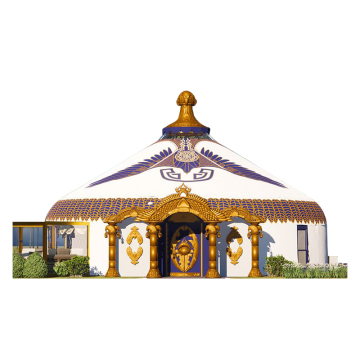 Luxury Non-Fading Canvas Mongolian Yurts for Sale