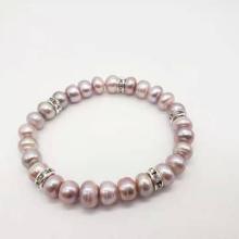 Wholesale Freshwater Pearl Zircon Inlaid Bracelets for Weddings, Banquets, and Dates