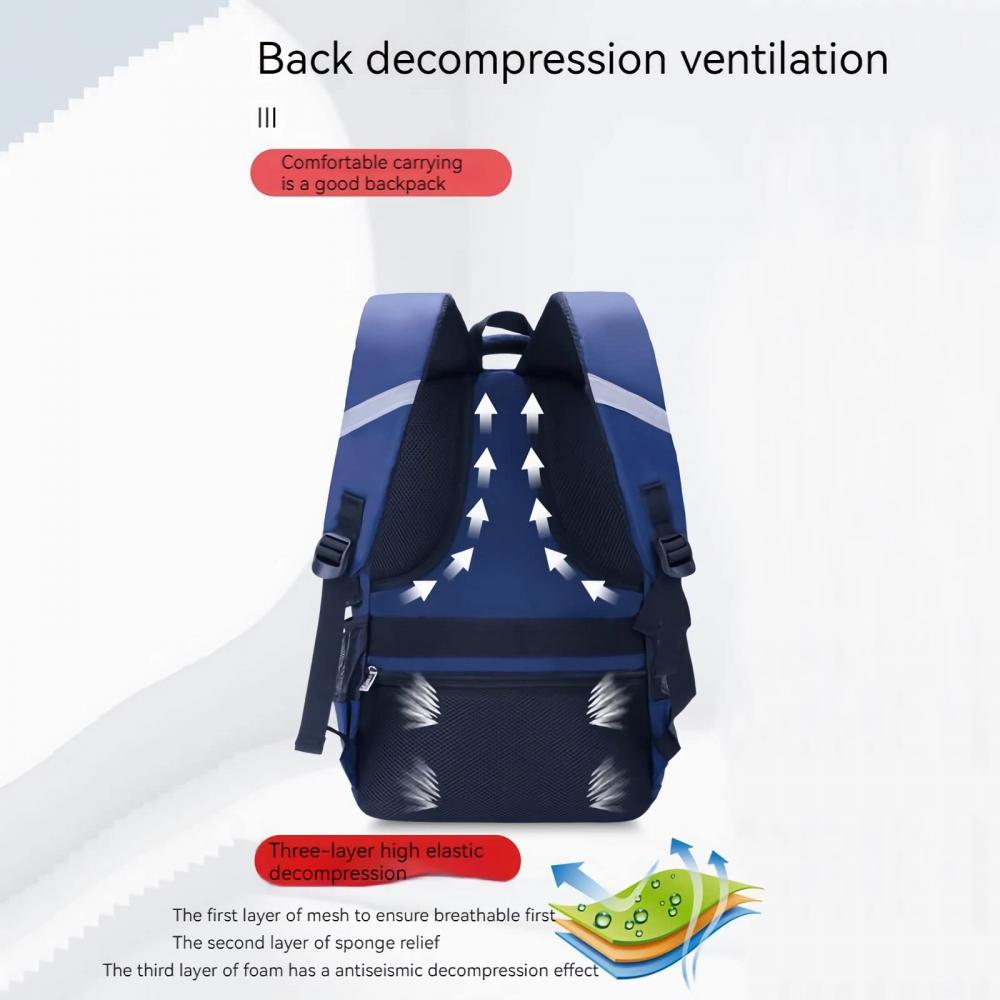 Backpack for Boys Wear-Resistant Anti-theft Large Bookbags