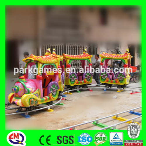 outdoor amusement rides 14 seats electric track train