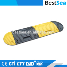 High visibility rubber speed hump