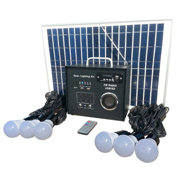 30w Mini Fm Solar Radio Lighting Kit