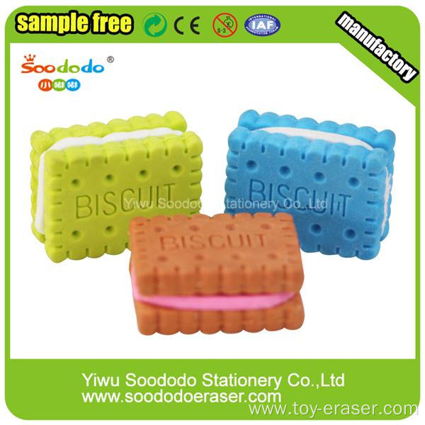 Food shaped eraser gift for children