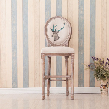 Commercial-Grade Wood Bar Chair