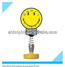 digital alarm clock in acrylic materials on desk