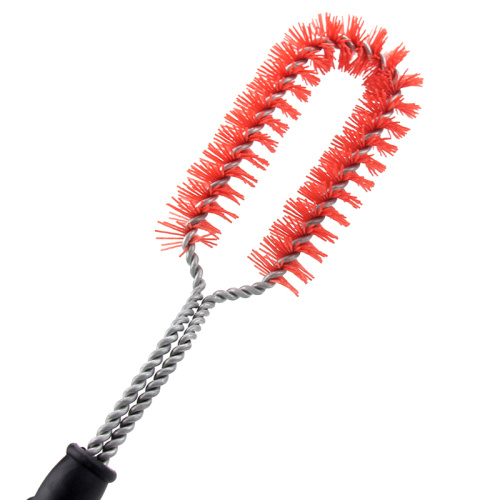 Bristle free alternative nylon BBQ grill cleaning brush