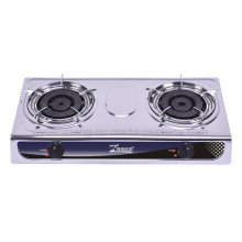 Double Burner Gas Stove, Bigger Fire, Stainless Steel