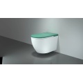 Toilet Half Flush Round Shape Cceramic Tankless Wall Hung Toilet