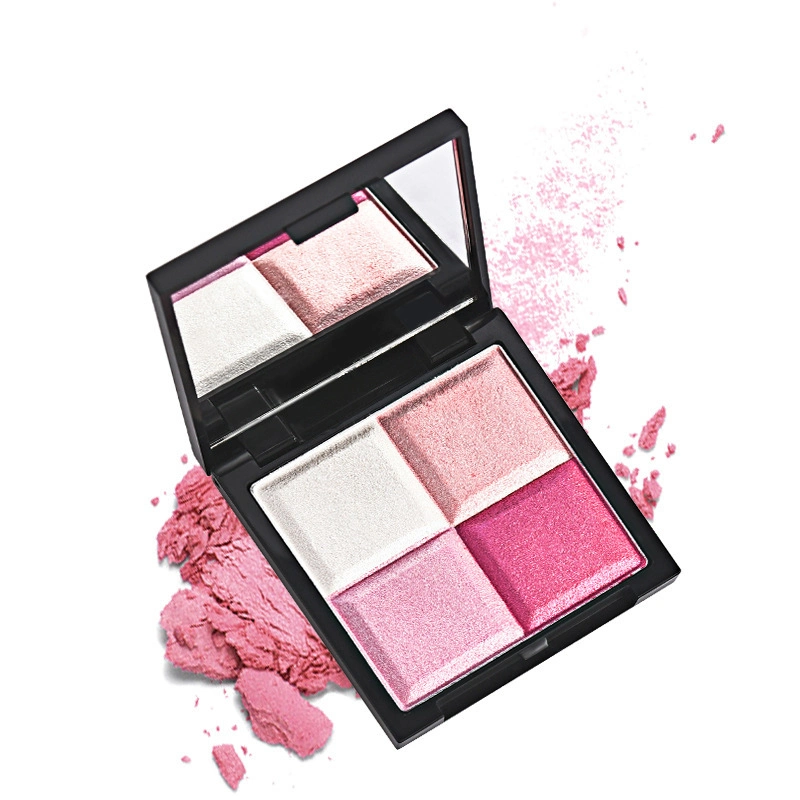 Hot Selling Choose Colors Blush Make Your Own Brand Waterproof Blusher Container Pressed Powder DIY Blush Palette Private Label