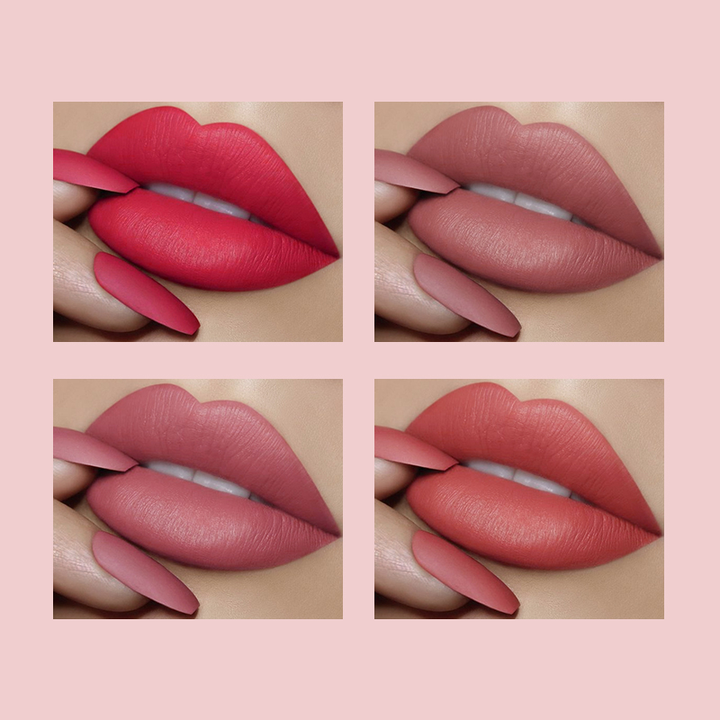 Pudaier Cigarette tube Lipstick for Lips Makeup Matte Lipsticks Long Lasting Natural Moisture Lip Stick of Cool Girl Cosmetics