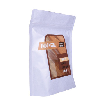 stand up paper ziplock coffee bag with zipper