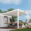 Aluminium Pergola Motorisierte wasserdichte Pavillon -Aluminium -Pergola