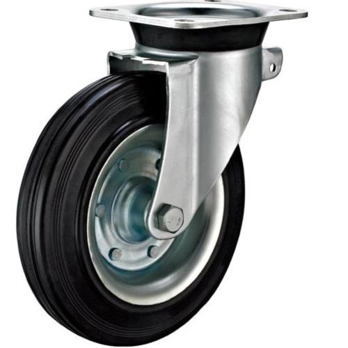 Industrial Cast Iron Swivel Rubber Casters Wheel