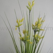 Golden sythetic Wheat Grass bunch artificial Grass bunch for outdoor decoration