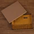 Recykling Brown Kraft Paper Hard Box dla szalika