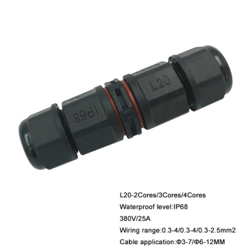 Conector impermeable de la serie L20