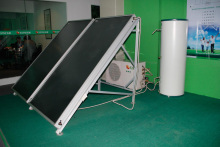 Solar and Air Heat Pump Combination