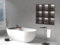 WKB-1005 solid surface bathtub artificial stone