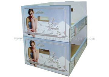 Cardboard Pallet Display  Boxes With  2 Layers Enpd020 For Underclothes Stocking