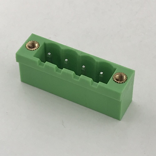 90 degree right angle PCB male terminal block