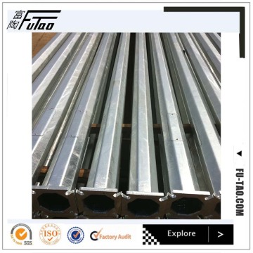 8M 10M Steel Galvanized Street Octagonal Pole