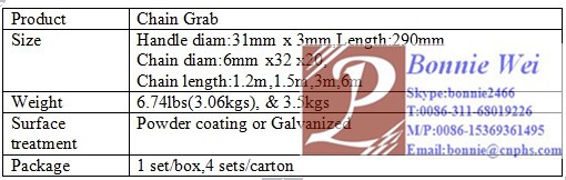 Strainrite Chain Grab wire puller--holds tension up to 1000kg