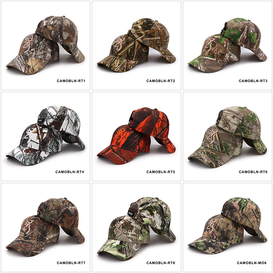 Hot style embroidered baseball cap camouflage cap (10)