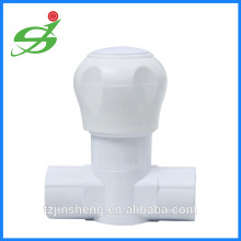 upvc stop valve pipe fitting/White pvc pipe