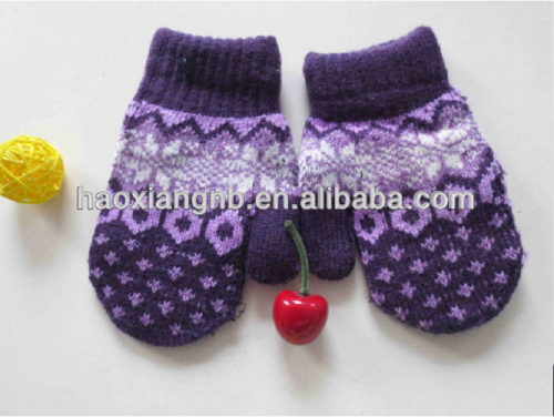 New design beautiful cheap good quality knitted gloves