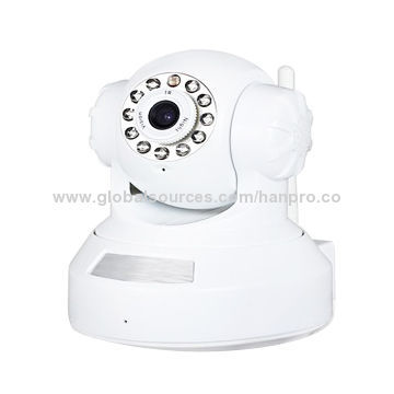 Wireless IP Camera with H.264 and MJPEG Codec, 30/25fps Frame Rate