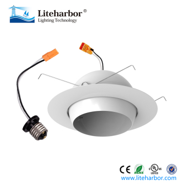 6 Inch Trim Designed Recessed LED Residential Eyeball Downlight