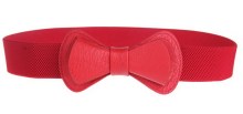 New fashion kids bow elastic belt,lady fancy elastic belt