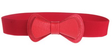 New fashion kids bow elastic belt,lady fancy elastic belt